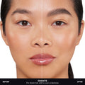 Before and after results of using Anastasia Beverly Hills Granite variant: Granite
