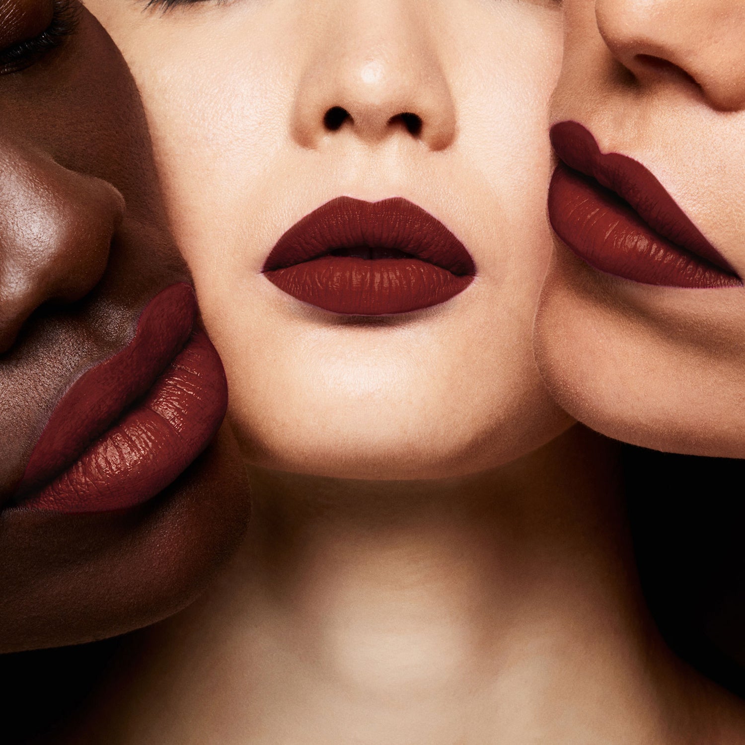 Model image of Tom Ford Liquid Lip Luxe Matte variant: Heatwave