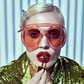 Model image of Tom Ford Liquid Lip Luxe Matte variant: Heatwave