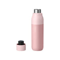 Image of an open Larq Bottle PureVis variant: Himalayan Pink