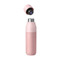 Image of an open Larq Bottle PureVis variant: Himalayan Pink