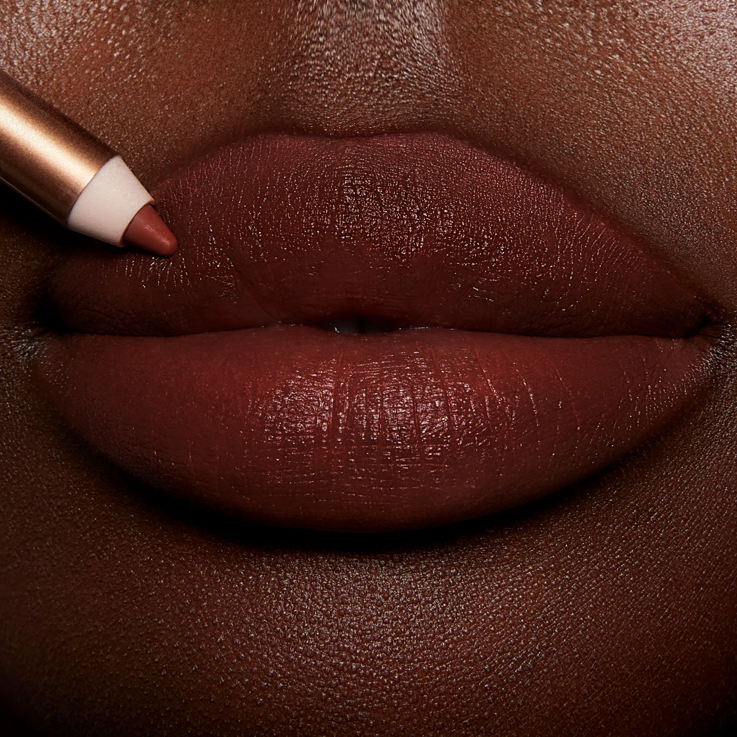 Model image of Charlotte Tilbury Lip Cheat variant: Hollywood Honey