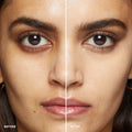 Before and after results of using Bobbi Brown Skin Concealer Stick variant: Honey
