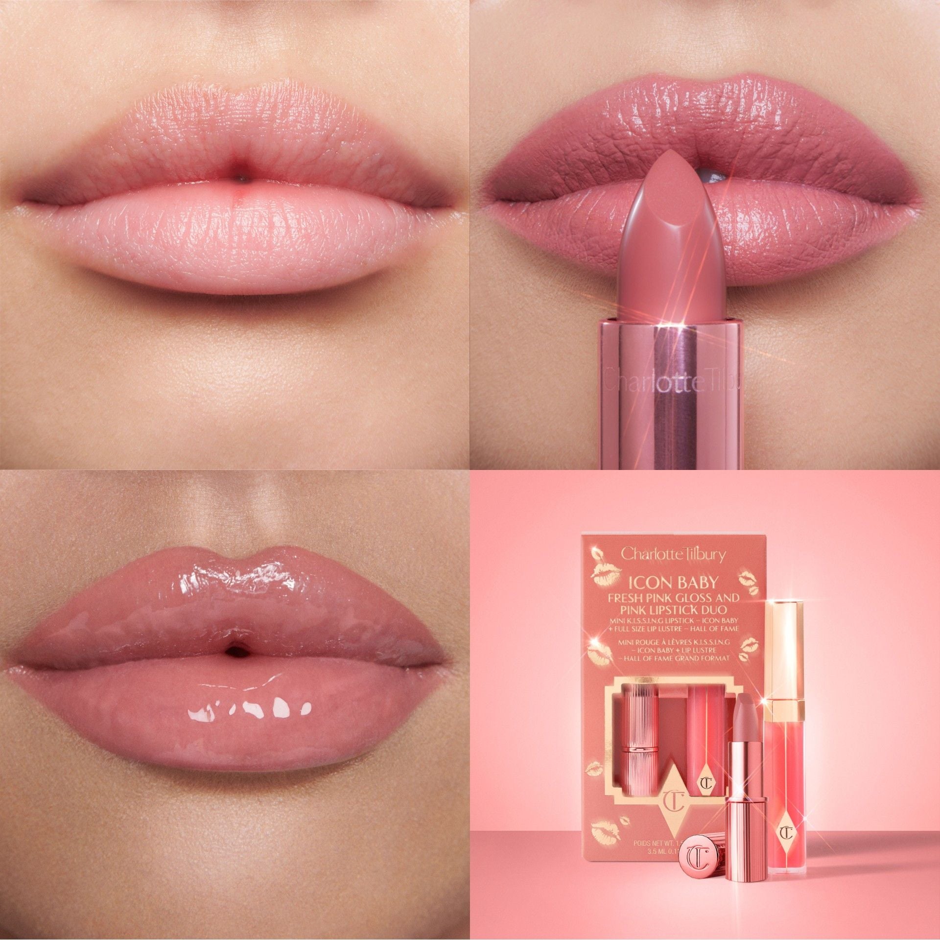 Charlotte Tilbury K.I.S.S.I.N.G Lipstick and Lip Gloss Duo