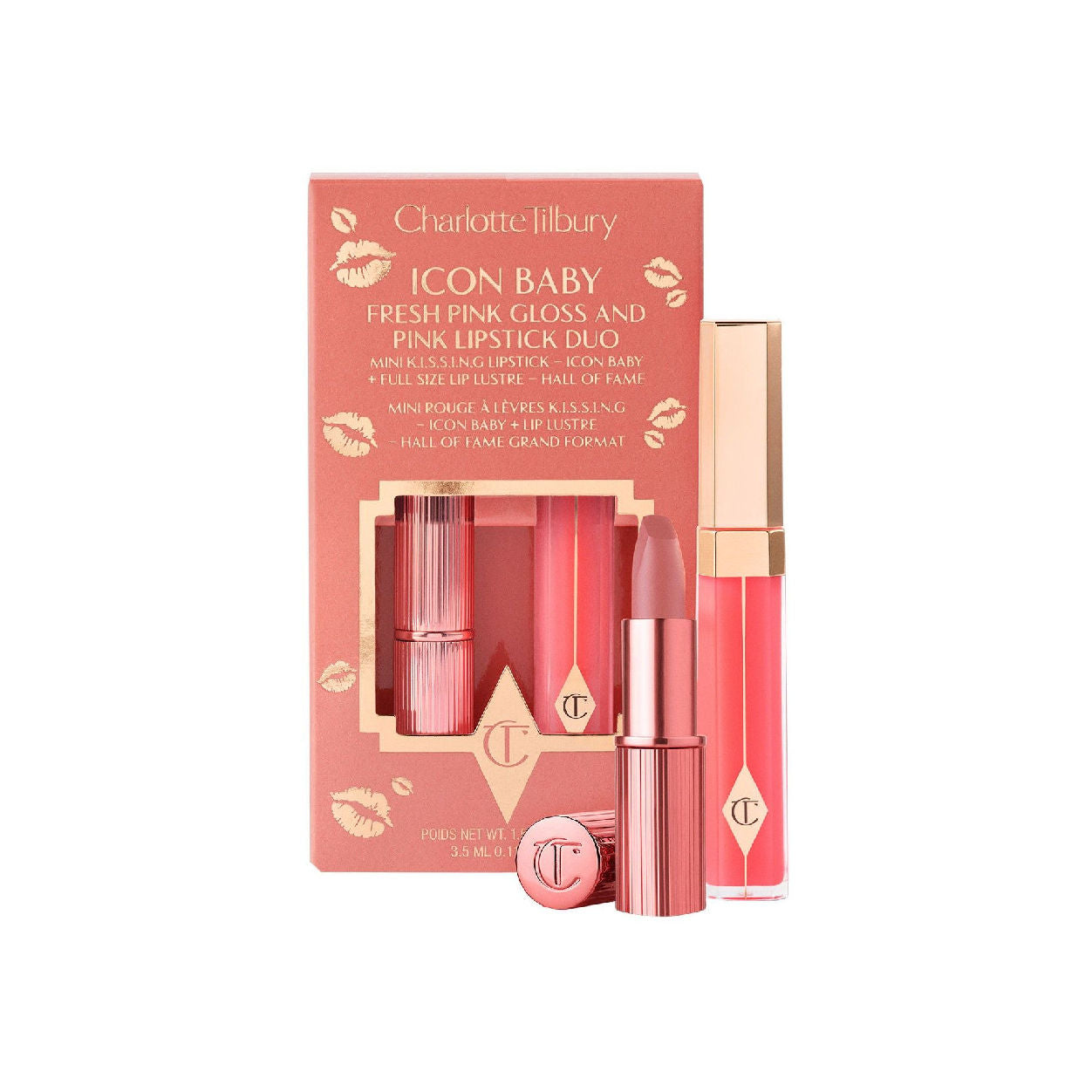Charlotte Tilbury's K.I.S.S.I.N.G Lipstick and Lip Gloss Duo