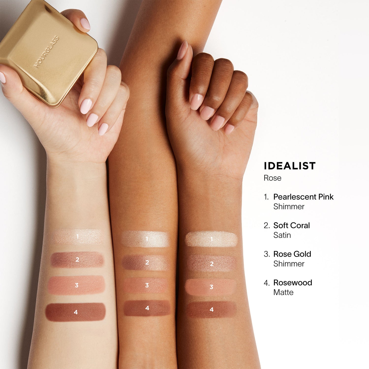 Swatch image of Hourglass Curator Eyeshadow Palette variant: Idealist