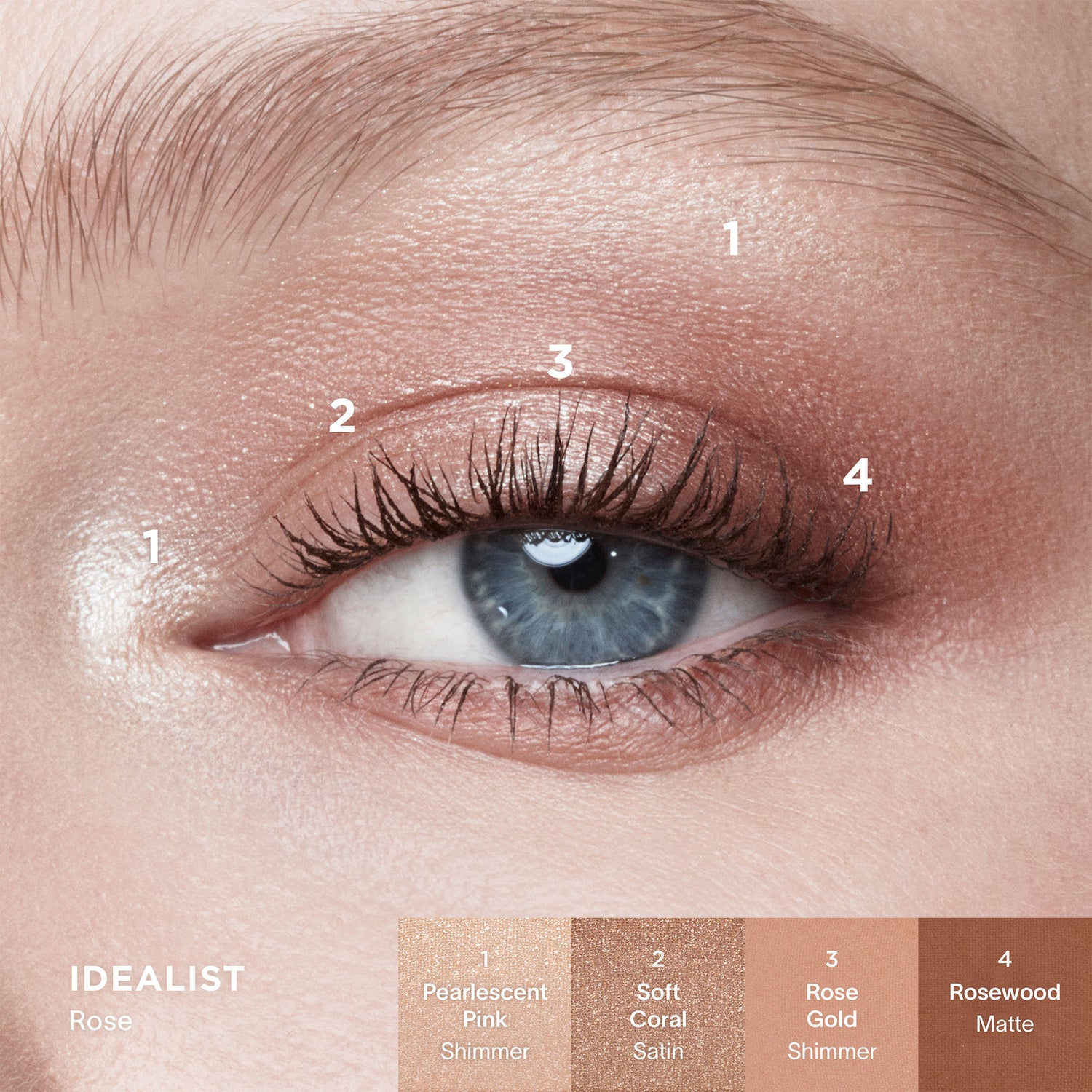 Model image of Hourglass Curator Eyeshadow Palette variant: Idealist