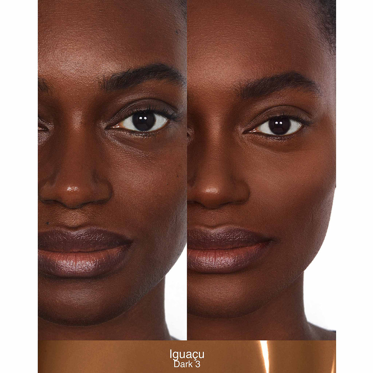 Before and after results of using   variant: Iguaçu D3