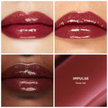 A shade comparison of Hourglass Phantom Volumizing Glossy Balm variant: Impulse