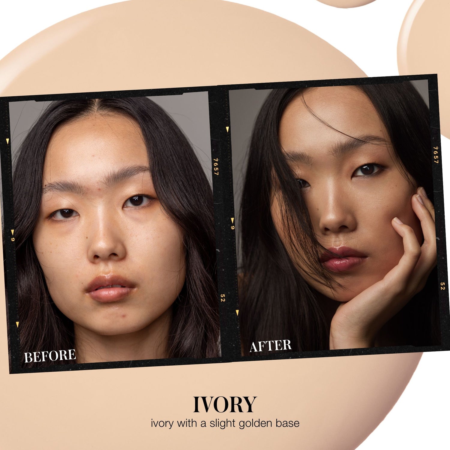 Model image of RMS Beauty SunCoverup Super Tint Broad Spectrum Sunscreen SPF 50 variant: Ivory