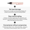 Lifestyle image of Dyson Airstrait Straightener variant: Jasper Plum (Limited Edition)