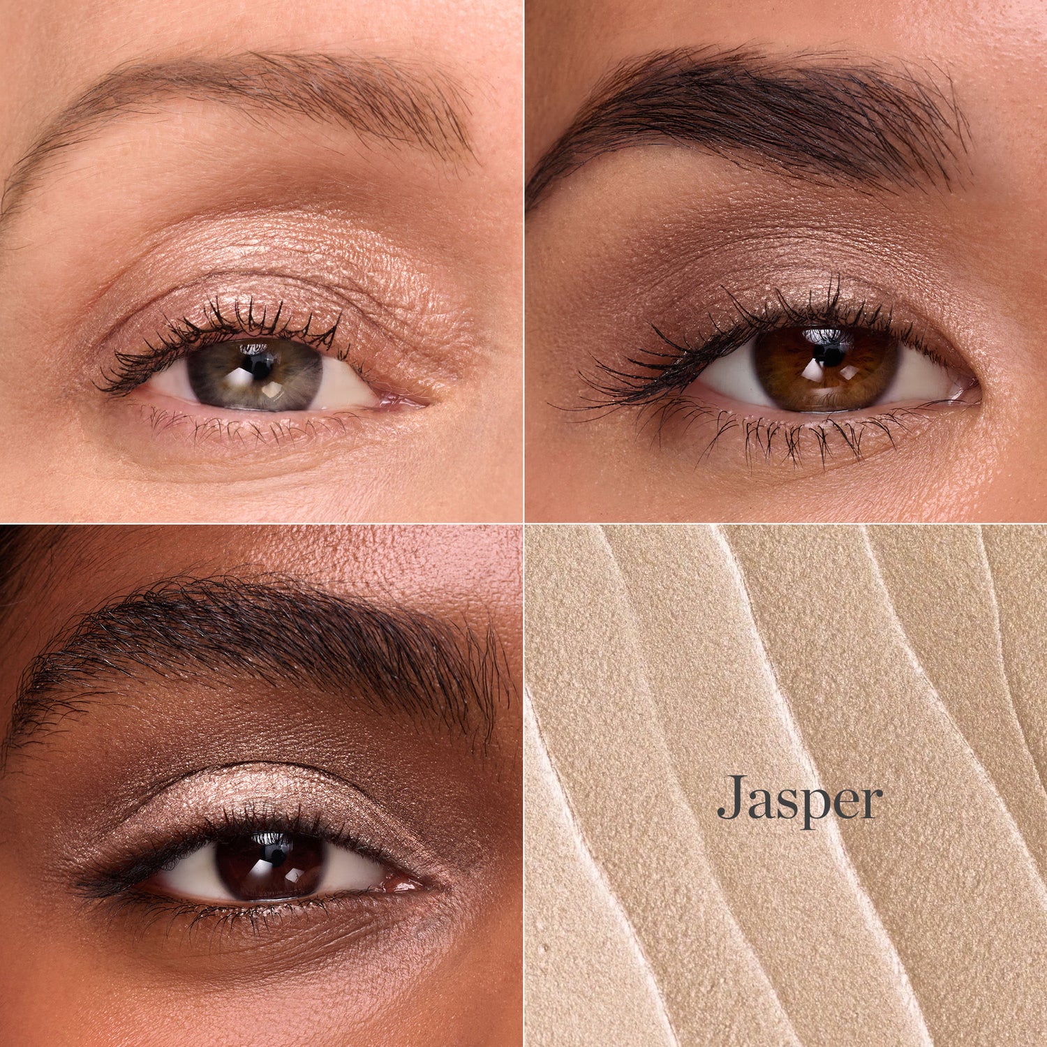 Model image of   variant: Jasper – Warm Beige Shimmer