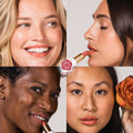 A shade comparison of Ogee Full Bloom Sculpted Lipstick variant: Juliette