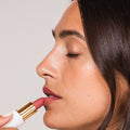 Model image of Ogee Full Bloom Sculpted Lipstick variant: Juliette