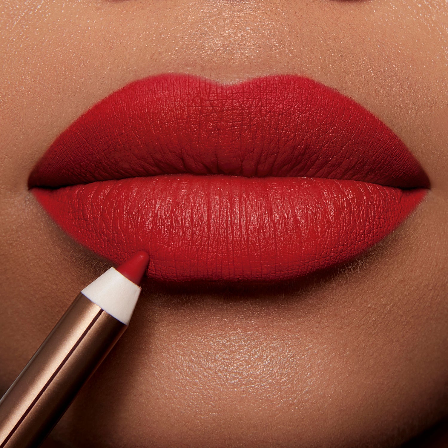 Model image of Charlotte Tilbury Lip Cheat variant: Kiss 'N' Tell