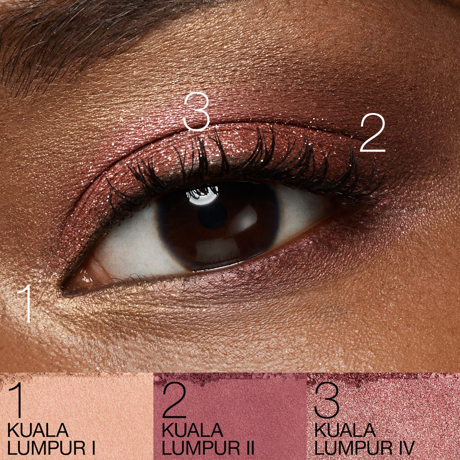 Model image of Nars Quad Eyeshadow variant: Kuala Lumpur
