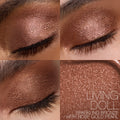 A shade comparison of   variant: Living Doll