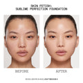 Before and after results of using Pat McGrath Labs Skin Fetish Sublime Perfection Foundation variant: LM8
