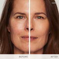 Before and after results of using Jane Iredale PurePressed Base Mineral Foundation Refill SPF 20/15 variant: Light Beige SPF 20