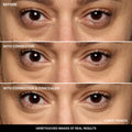Before and after results of using Bobbi Brown Under Eye Corrector variant: Light Peach