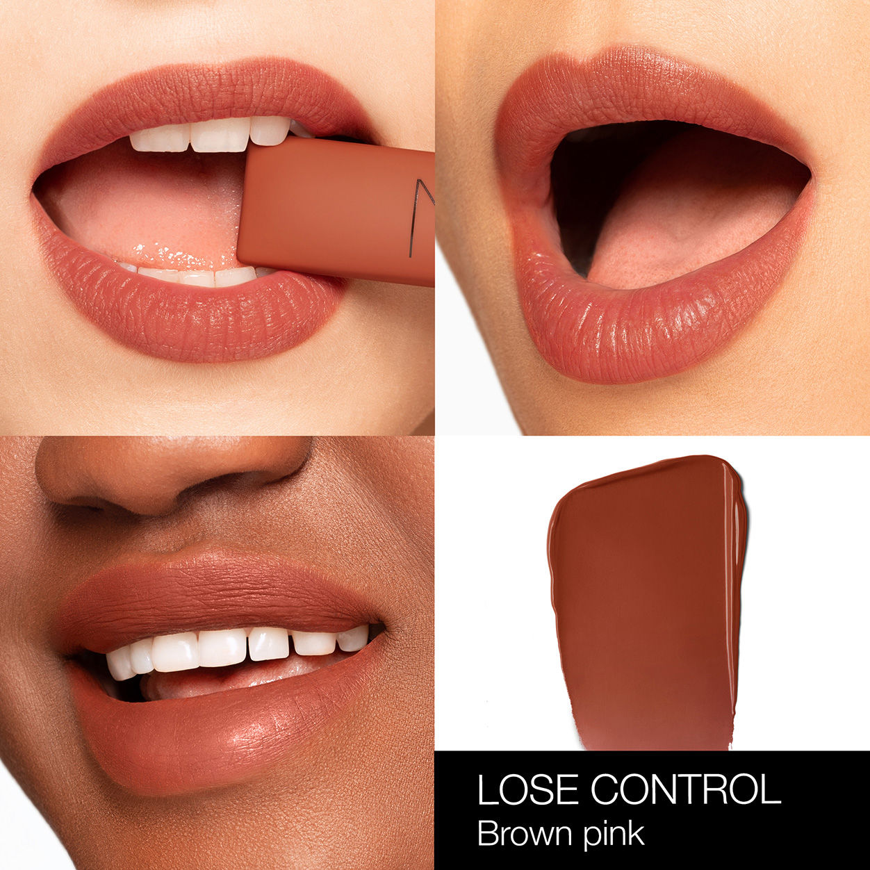 Model image of Nars Air Matte Lip Color variant: Lose Control