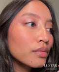 Model image of RMS Beauty Eyelights Cream Eyeshadow variant: Luster
