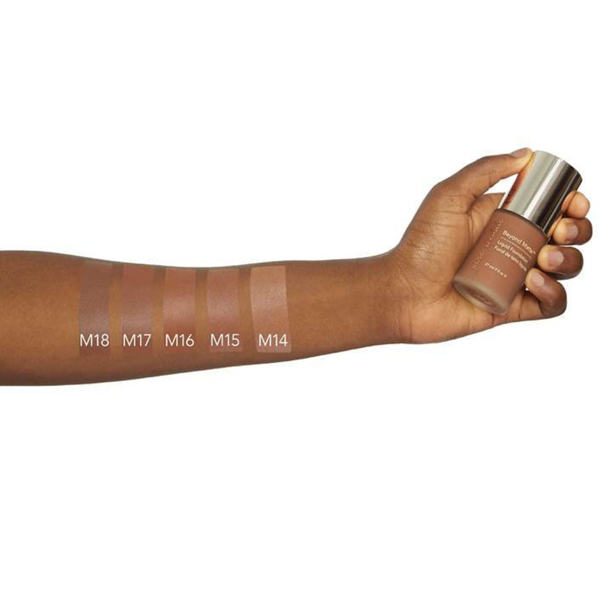 Model image of Jane Iredale Beyond Matte Liquid Foundation variant: M17