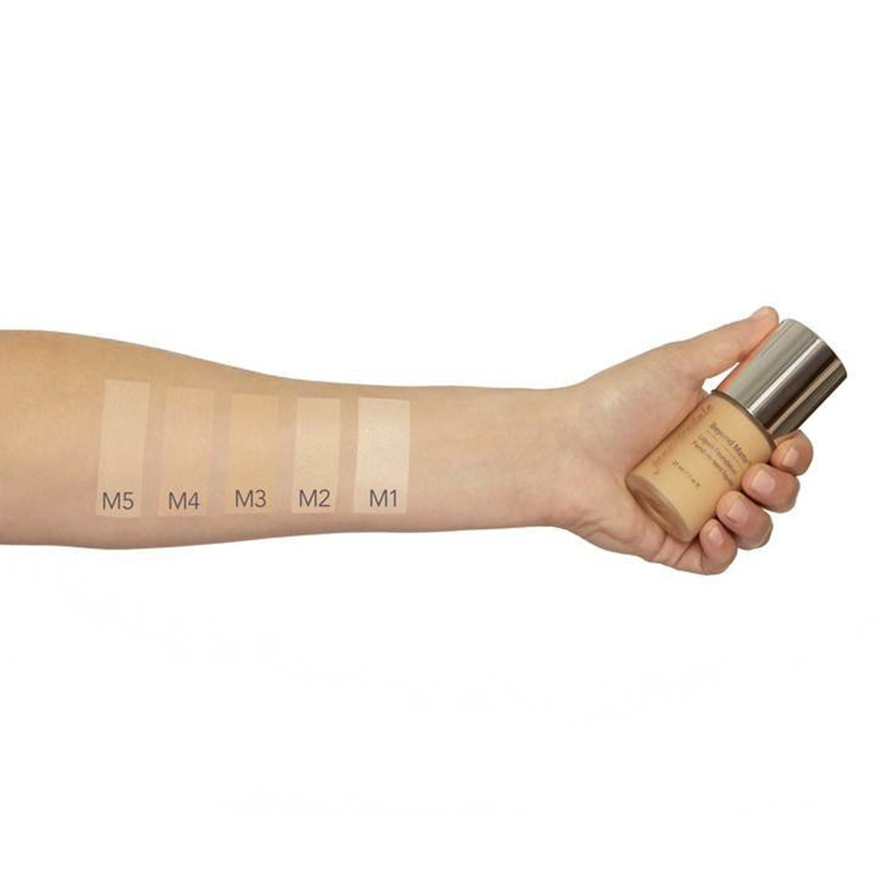 Model image of Jane Iredale Beyond Matte Liquid Foundation variant: M3