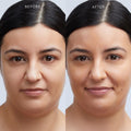 Before and after results of using Kjaer Weis The Beautiful Tint variant: M5