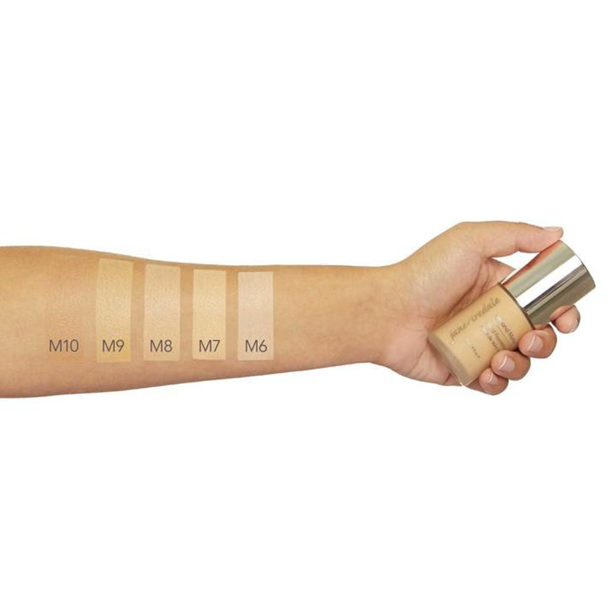 Model image of Jane Iredale Beyond Matte Liquid Foundation variant: M8