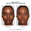 Before and after results of using Pat McGrath Labs Skin Fetish Sublime Perfection Foundation variant: MD27