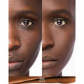 Before and after results of using Nars Natural Radiant Longwear Foundation variant: Mali D6