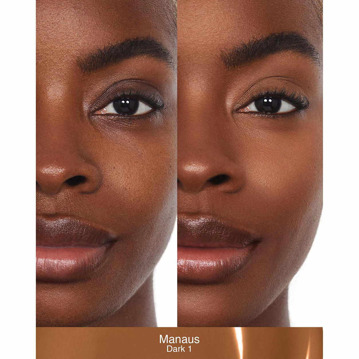 Before and after results of using   variant: Manaus D1