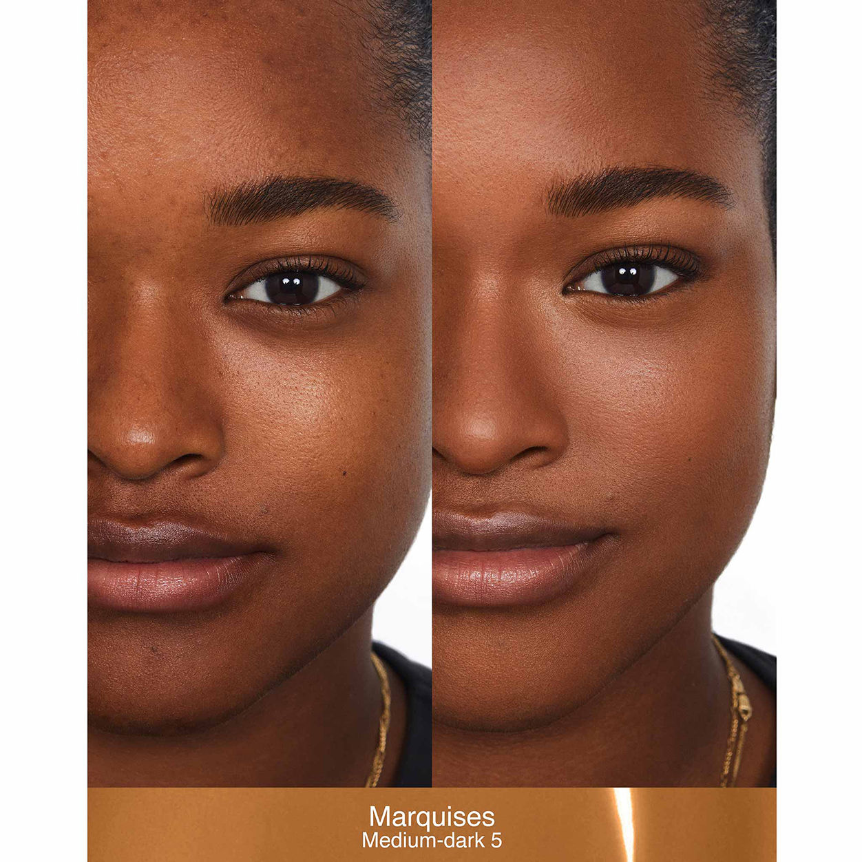 Before and after results of using   variant: Marquises MD5