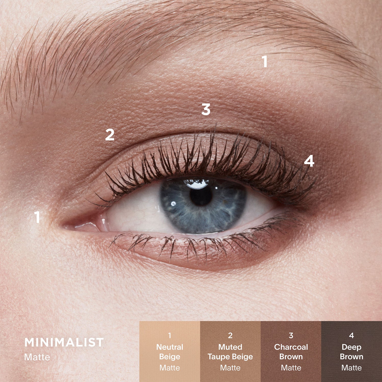 Model image of Hourglass Curator Eyeshadow Palette variant: Minimalist