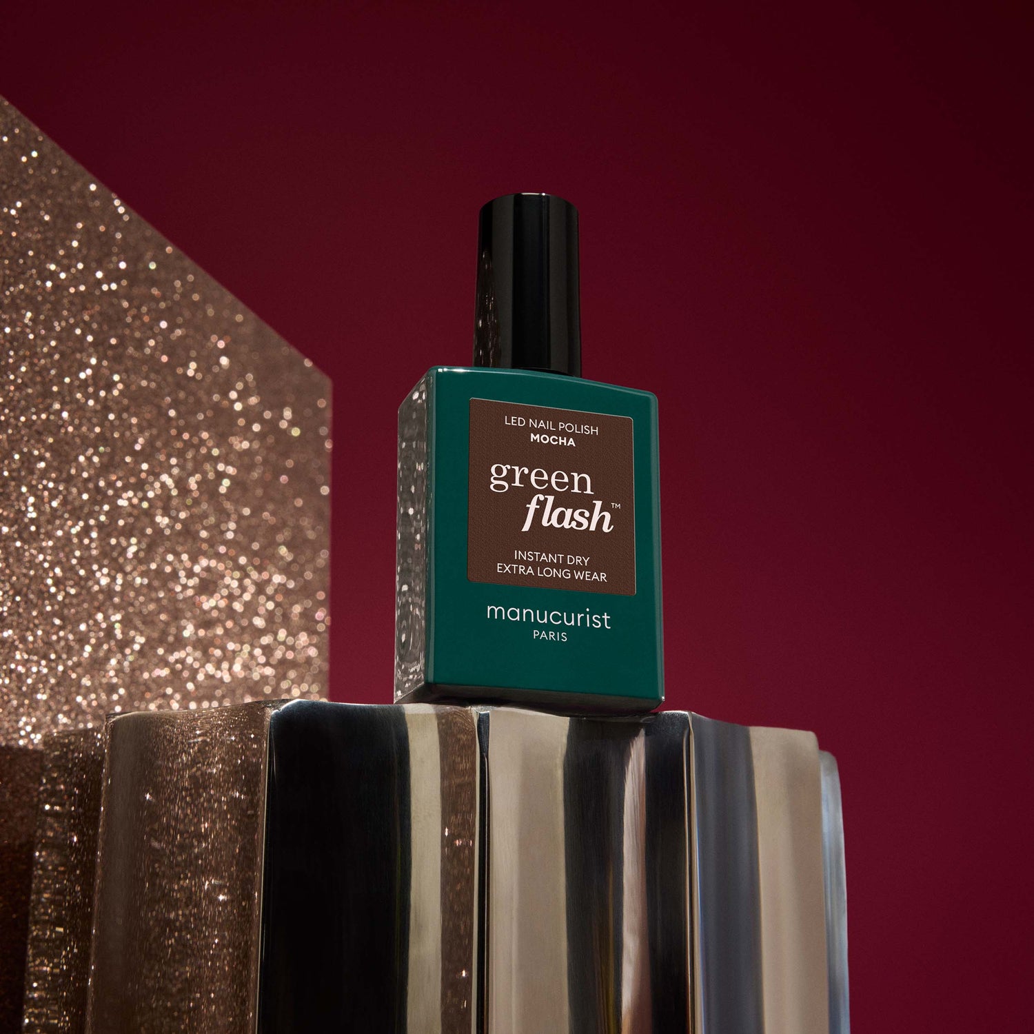 Model image of Manucurist Green Flash LED Gel Polish variant: Mocha