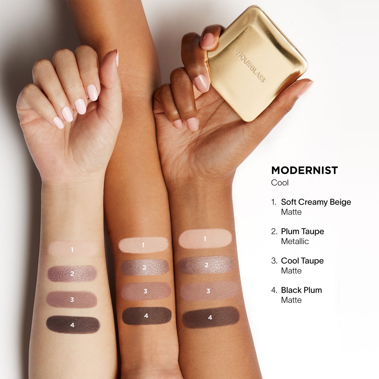 Swatch image of Hourglass Curator Eyeshadow Palette variant: Modernist