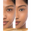 Before and after results of using Nars Natural Radiant Longwear Foundation variant: Moorea MD2.3