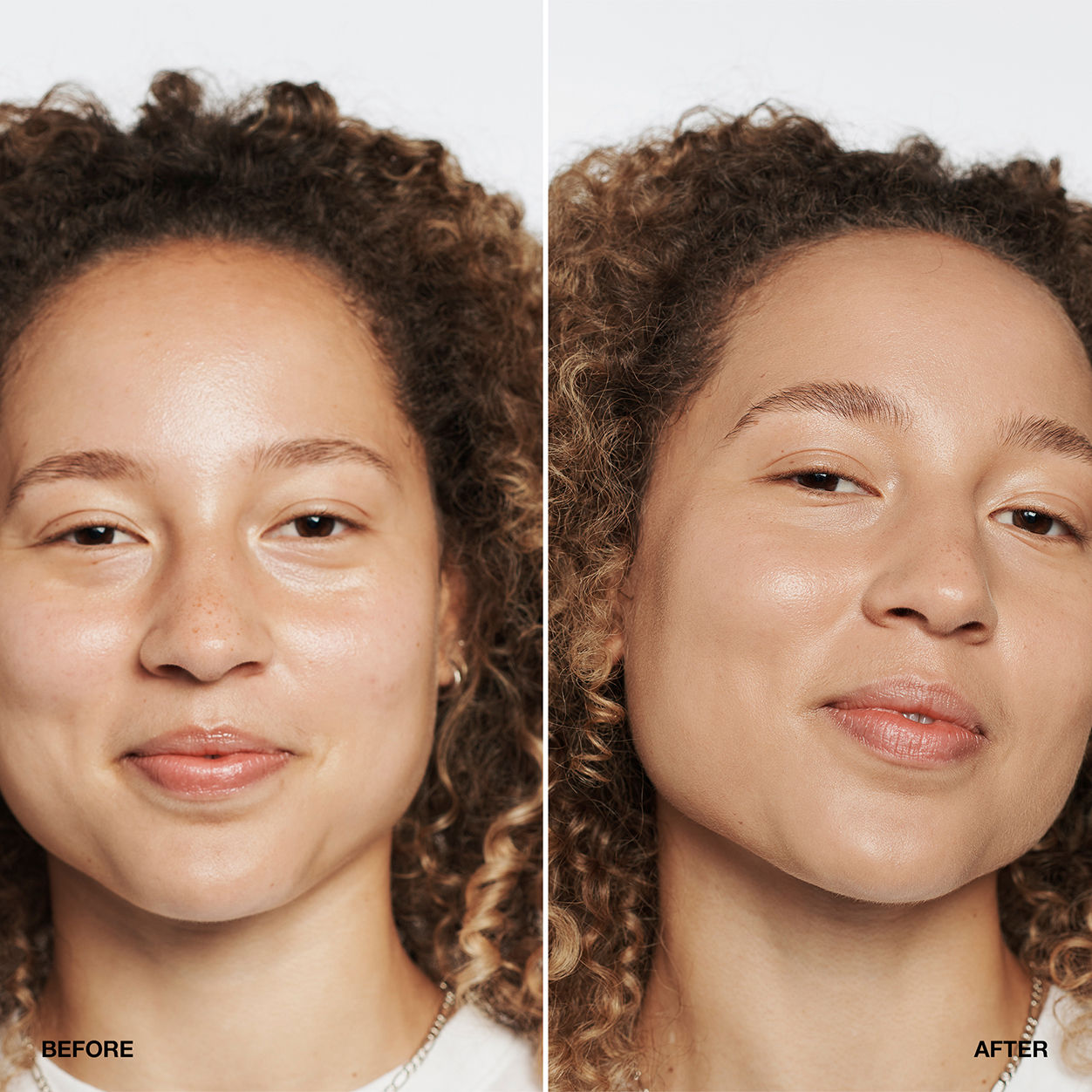 Before and after results of using Clinique Even Better Makeup Broad Spectrum SPF 15 variant: NEUTRAL