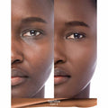 Before and after results of using Nars Natural Radiant Longwear Foundation variant: Namibia D4