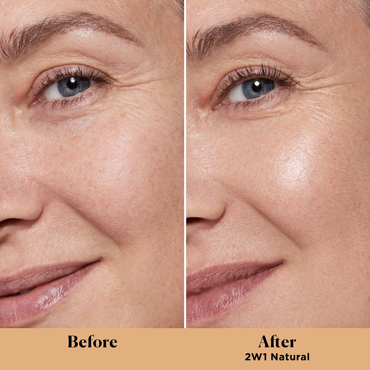 Before and after results of using Laura Mercier Tinted Moisturizer Light Revealer Natural Skin Illuminator Broad Spectrum SPF 25 variant: Natural