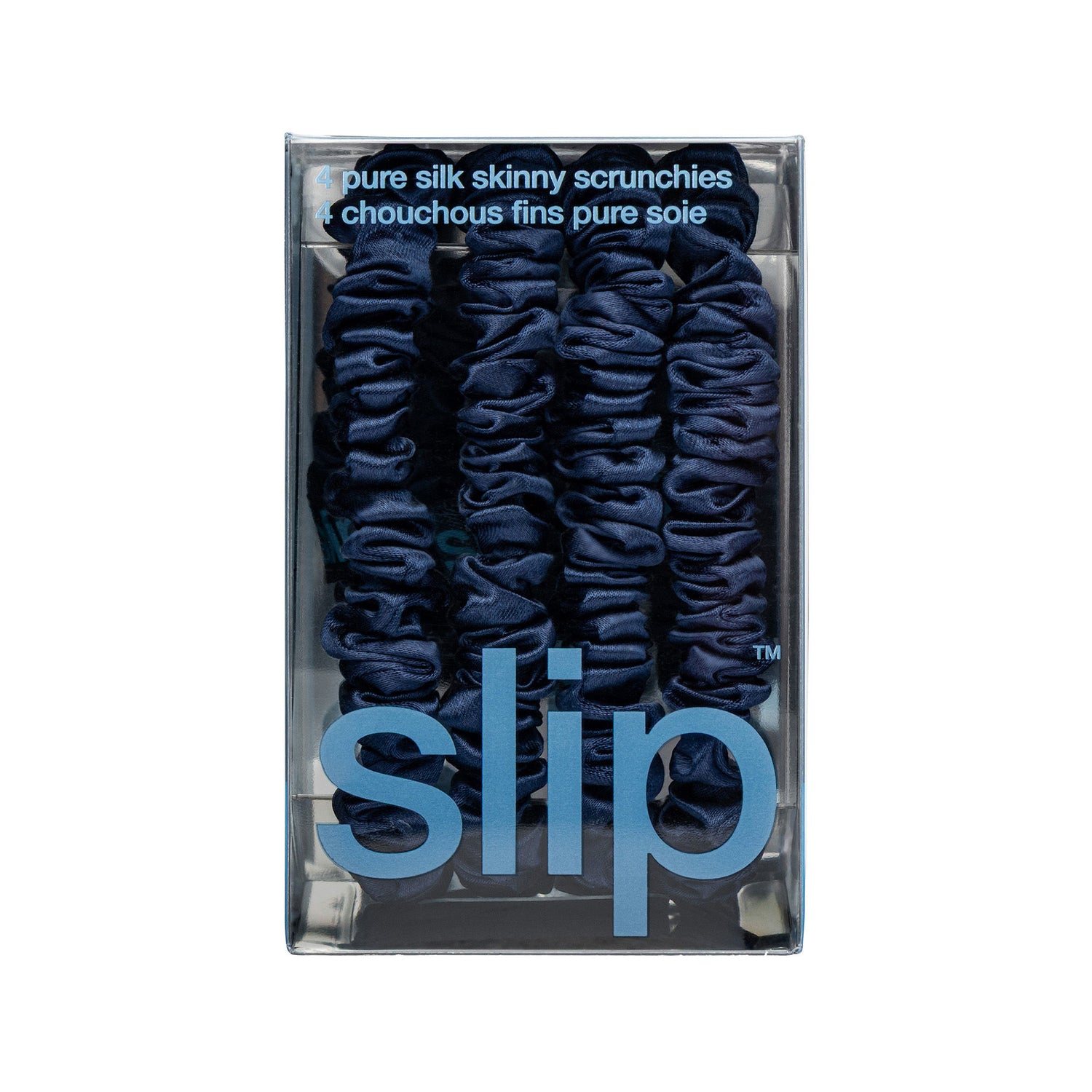 Image of the Slip Skinny Scrunchies variant: Navy box
