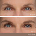 Before and after results of using Jane Iredale PureBrow Shaping Pencil variant: Neutral Blonde