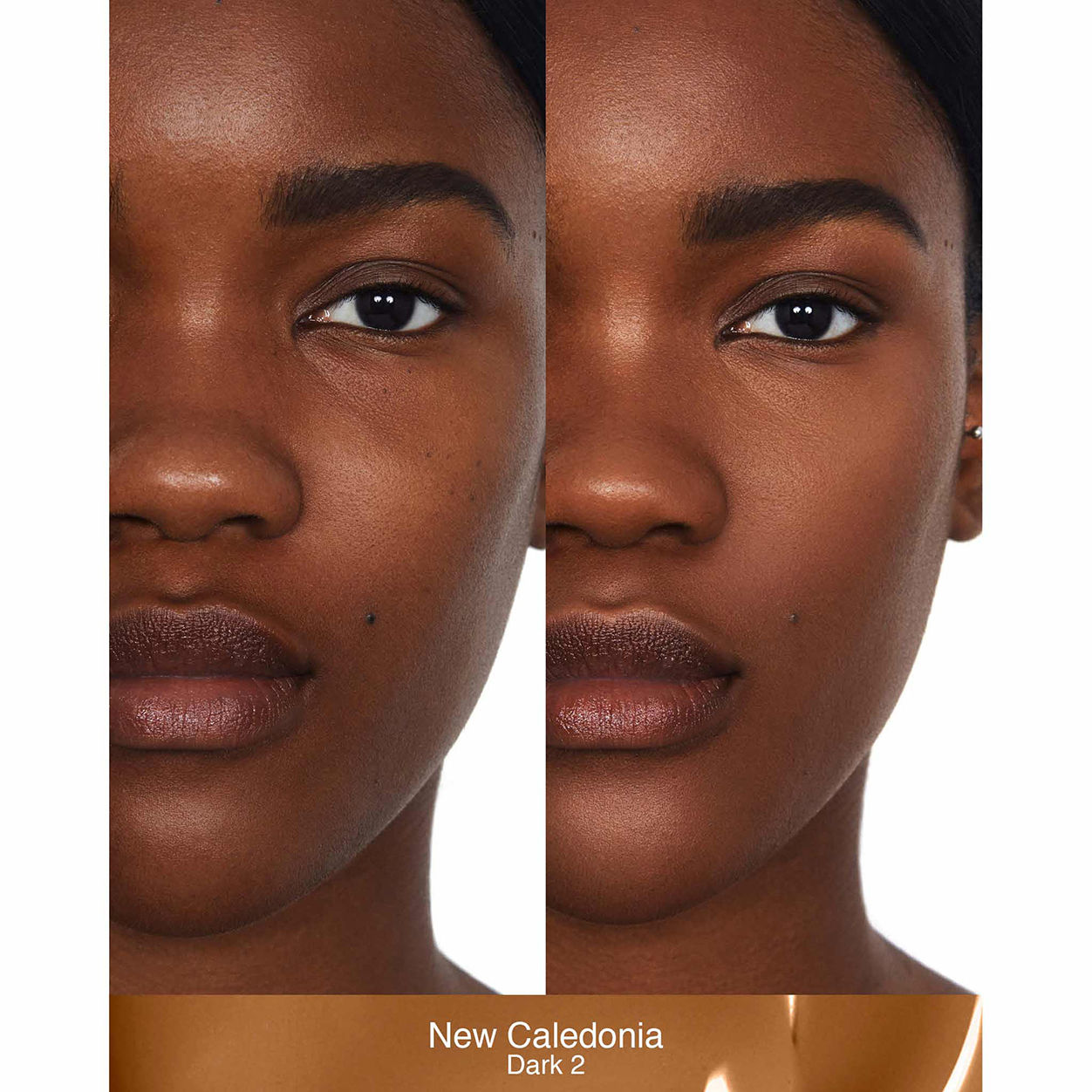 Before and after results of using   variant: New Caledonia D2