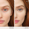 Before and after results of using Jane Iredale Enlighten Plus Under-Eye Concealer variant: No.0