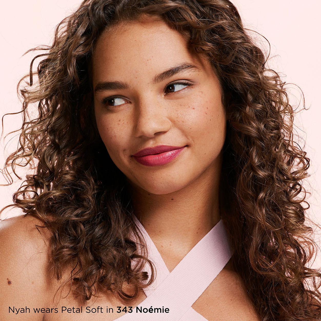 Model image of Laura Mercier Petal Soft Lip variant: Noémie