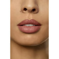 Model image of Laura Mercier Rouge Essentiel Silky Crème Lipstick variant: Nu Préféré