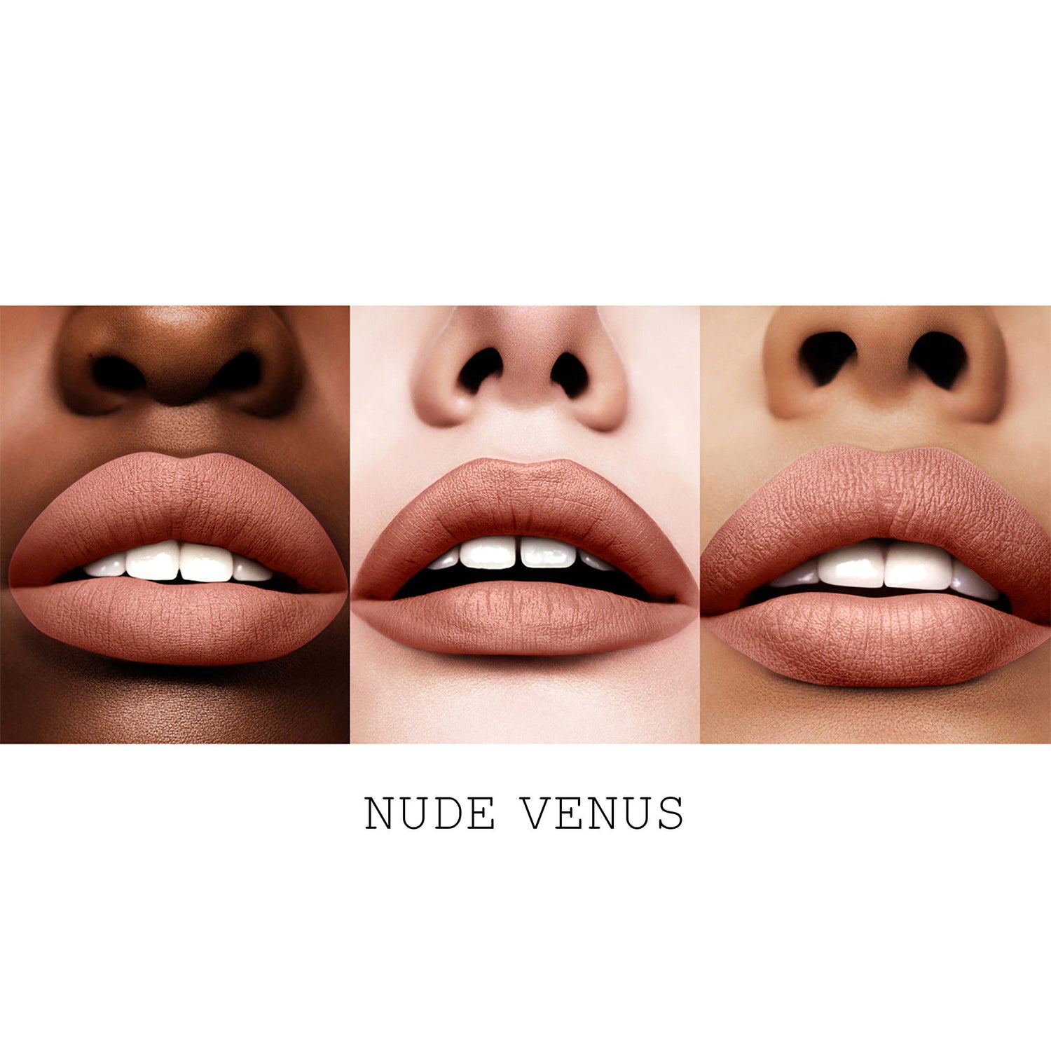 Model image of Pat McGrath Labs MatteTrance Lipstick variant: Nude Venus