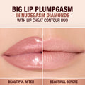 Model image of Charlotte Tilbury Pillow Talk Big Lip Plumpgasm variant: Nudegasm Diamonds