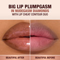 Model image of Charlotte Tilbury Pillow Talk Big Lip Plumpgasm variant: Nudegasm Diamonds
